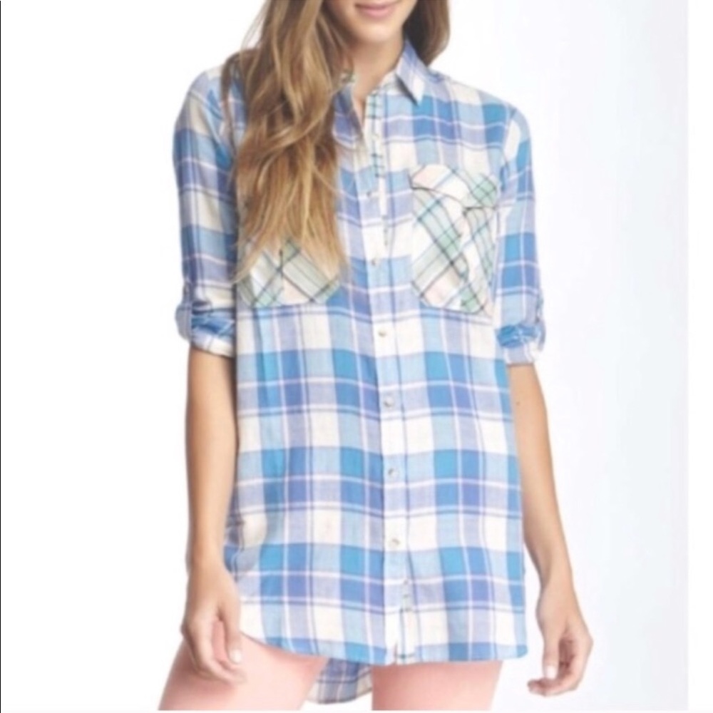 M.i.h. Jean Oversized Button Up Shirt - Picture 2 of 5